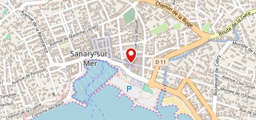 L'Endroit Sanary sur la carte