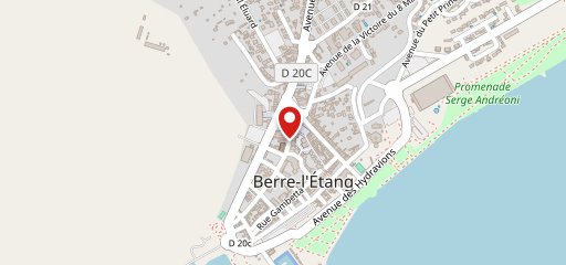 L'Entracte - Berre L'Etang sur la carte