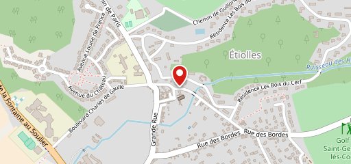 L'Atelier d'Etiolles sur la carte