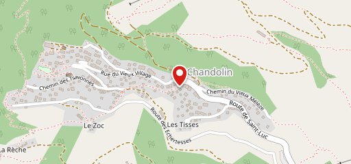 L'épicerie de Chandolin sur la carte