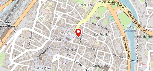 Cluricaume Café Poitiers sur la carte