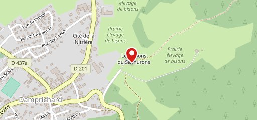 LES BISONS DU SACHURON sur la carte