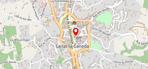 Les Chevaliers de la Tour Sarlat la Canéda sur la carte