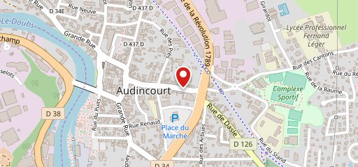 Les Comptoirs Thé Café Audincourt sur la carte