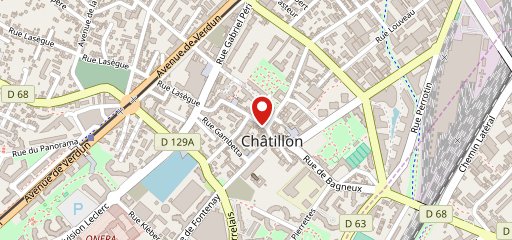 Les Délices de Châtillon sur la carte