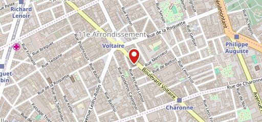 Les Domaines Qui Montent Voltaire Paris 11e sur la carte