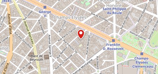 PARIS ELYSEES CLUB sur la carte