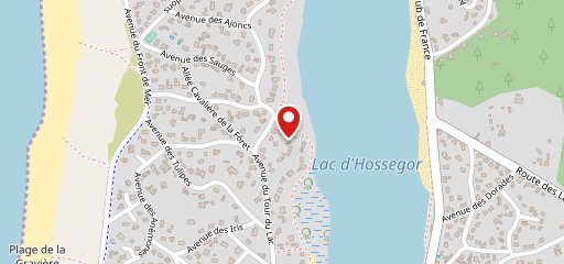 Les Hortensias du Lac Hossegor sur la carte