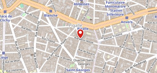 Les Justes - Pigalle sur la carte