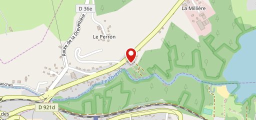 Restaurant Les Lodges Du Lac en el mapa
