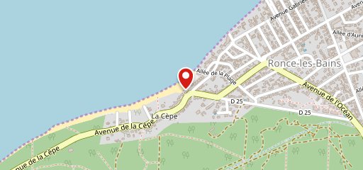 Les Martines à La Plage sur la carte