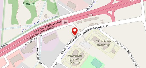 Les Moulins La Fayette St-Hyacinthe sur la carte