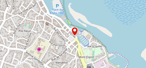 Pizzeria Navigateurs sur la carte