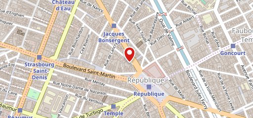 Les Parigots République - Restaurant Paris 10 eme sur la carte