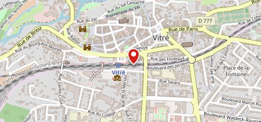 La Taverne Vitré Table de Caractère sur la carte