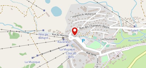 Les Soldanelles restaurant sur la carte