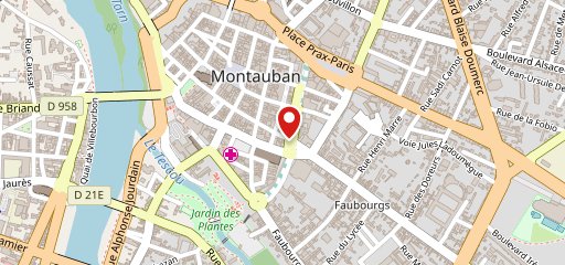 Les Terrasses de L'Empereur Montauban sur la carte