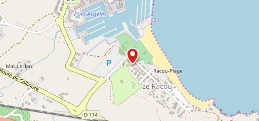 Les Terrasses du Racou Argelès Plage Le Racou sur la carte