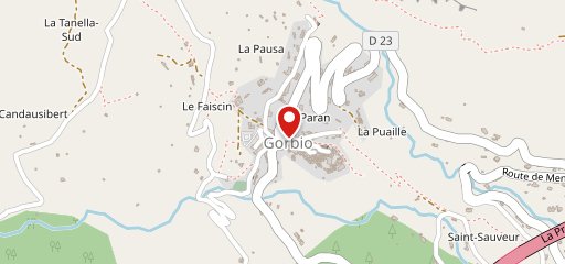 les Terrasses Gorbio sur la carte