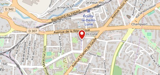 Brasserie Les Tuileries sur la carte