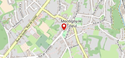 COPAINS - Montigny-le-Tilleul - Boulangerie en el mapa