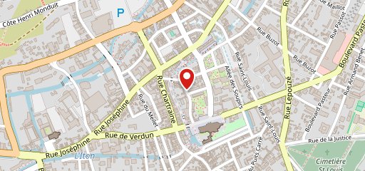 LevЯette Café Evreux sur la carte