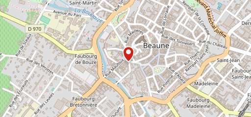 Restaurant L'Expression Beaune sur la carte