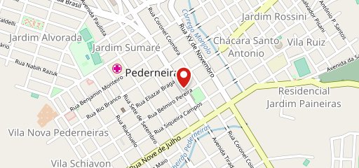 Lian Sorvetes Açaí & Café Pederneiras no mapa