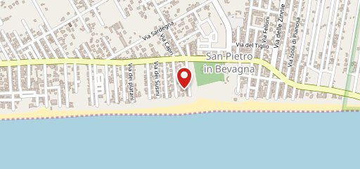 Lido a San Pietro in Bevagna sulla mappa