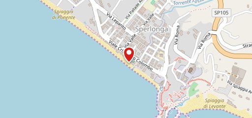 Lido Blumarine Sperlonga sulla mappa