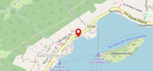 Lido di Sala Comacina sur la carte