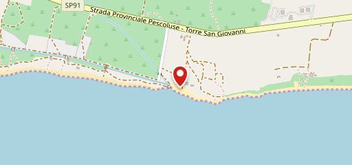 Lido Marirò Pescoluse sulla mappa