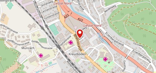 Liestler Pizza Haus-Kurier sulla mappa