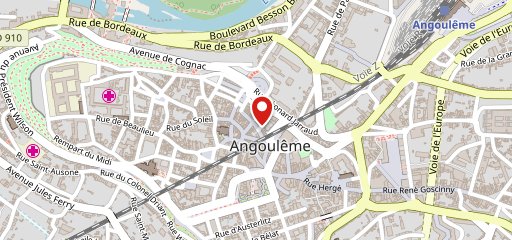 Restaurant Le Lieu Dit Angoulême sur la carte