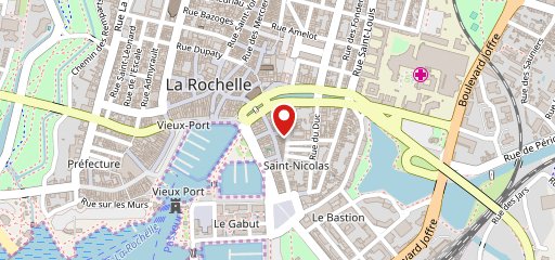 Restaurant L'imprévu La Rochelle sur la carte