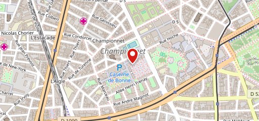 L'instant • La Caserne de Bonne • Grenoble sur la carte