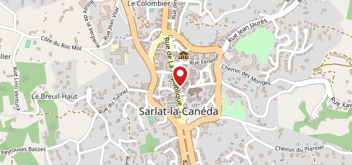 L'Invictus Sarlat la Canéda sur la carte