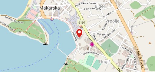 Lištun Bar sulla mappa