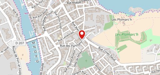 Livraisemblable Café Poème de Douarnenez sur la carte