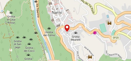 Osteria del Pozzo Terziere Mezule Narni sulla mappa