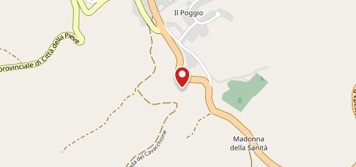 citta della pieve sulla mappa