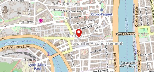 L'octogône Lyon sur la carte