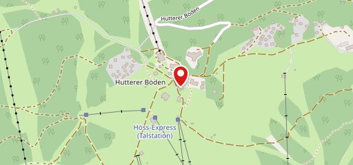 Löger Hütte sur la carte