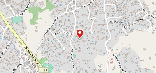 L'Olivier - La Bastide de Saint Tropez sur la carte