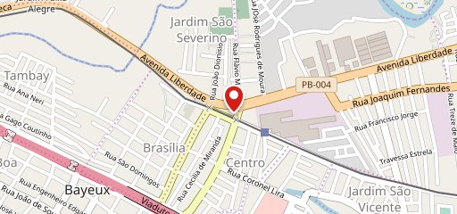 Loop's Pizzaria no mapa