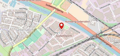 NOVINA HOTEL Südwestpark Nürnberg sur la carte