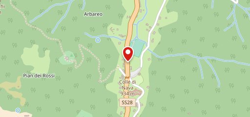 Albergo Ristorante Lorenzina Colle di Nava sulla mappa