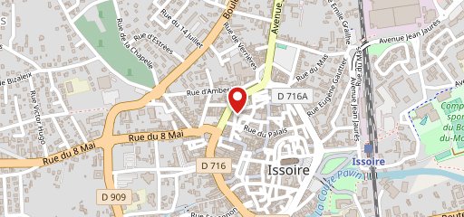 Lory Pizz Issoire sur la carte