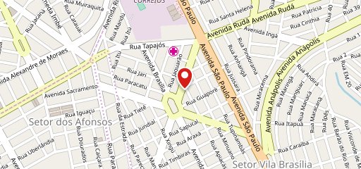 Los Tacos Sanduicheria e Pizzaria no mapa