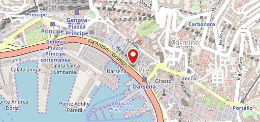 L’ Ostaia in Darsena sulla mappa